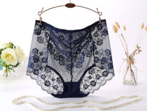 Plus Size Lace Women's Transparent Abdomen Seamless Women's Underwear