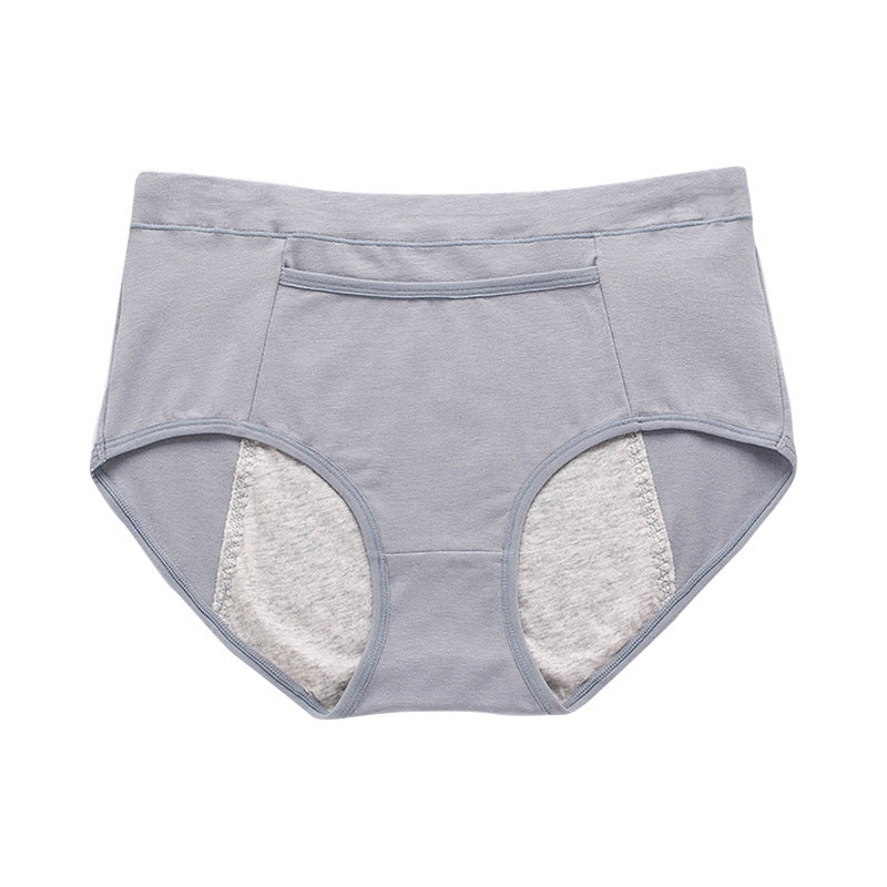 Pure Cotton Plus Size Physiological Women's Menstrual Underwear