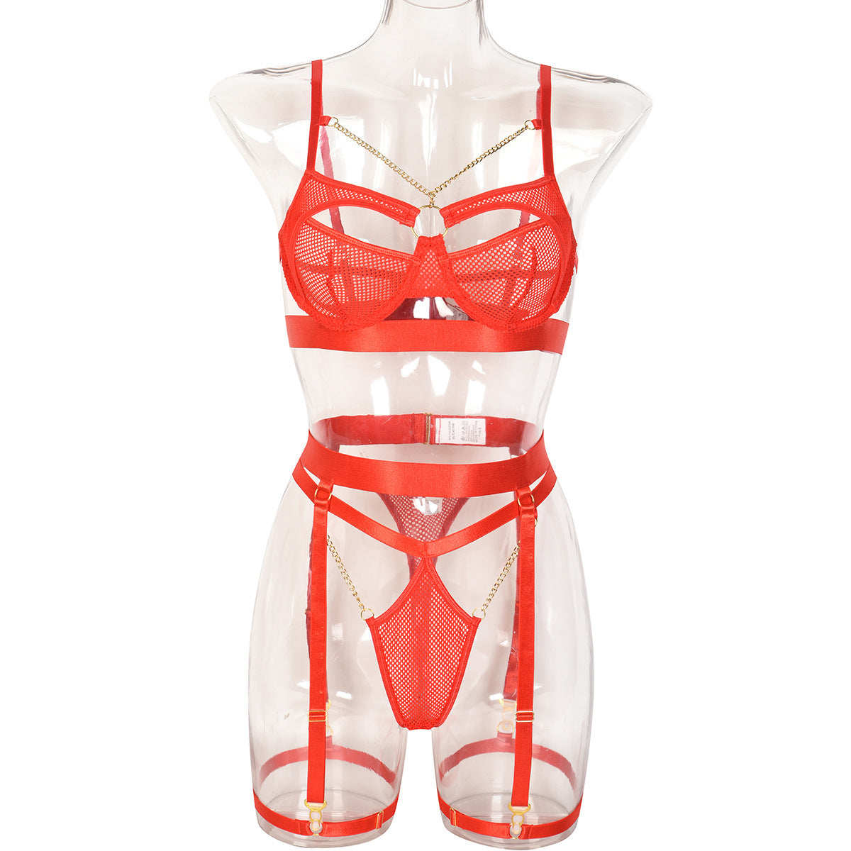 INS Hollow Sexy Ladies Three-piece Set