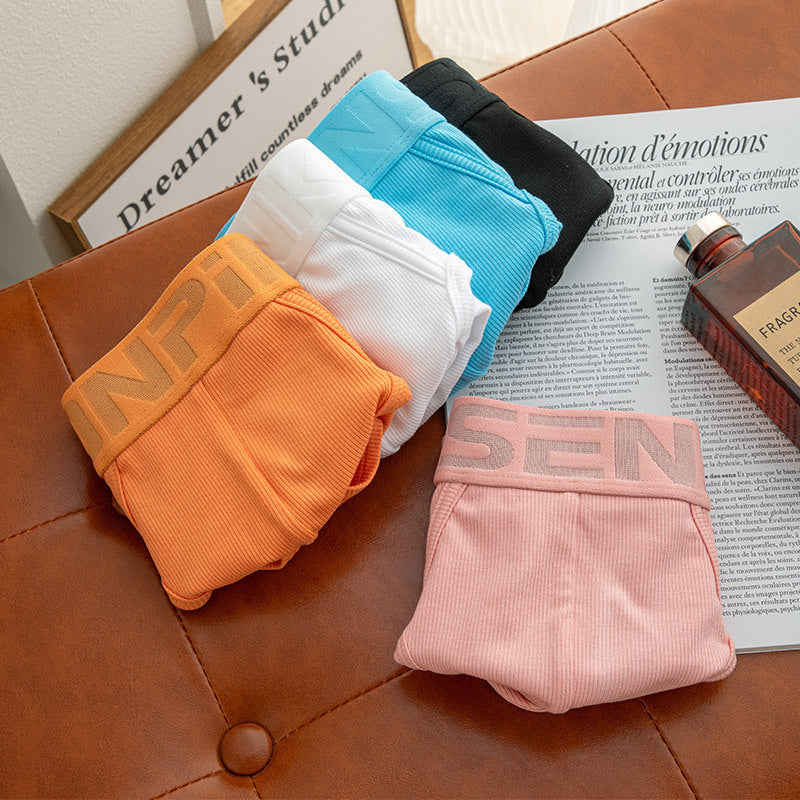 Men's Underwear Men's Mid-waist Modal Thread Underwear Briefs Breathable Anti-pinching Hip