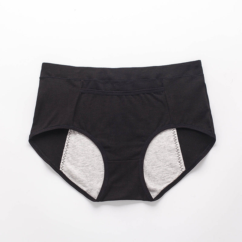 Pure Cotton Plus Size Physiological Women's Menstrual Underwear