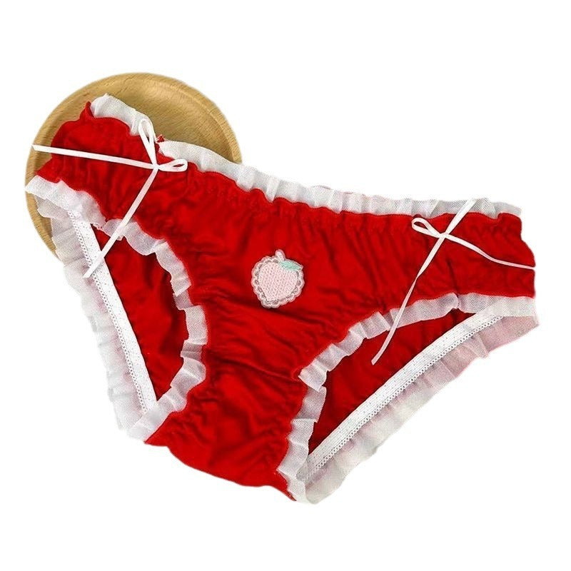 Female Lace Sweet Japanese Bow Underwear