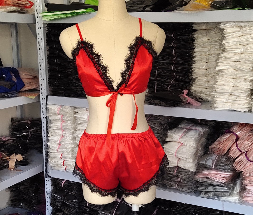 Women's Seduction Lace Underwear Suit