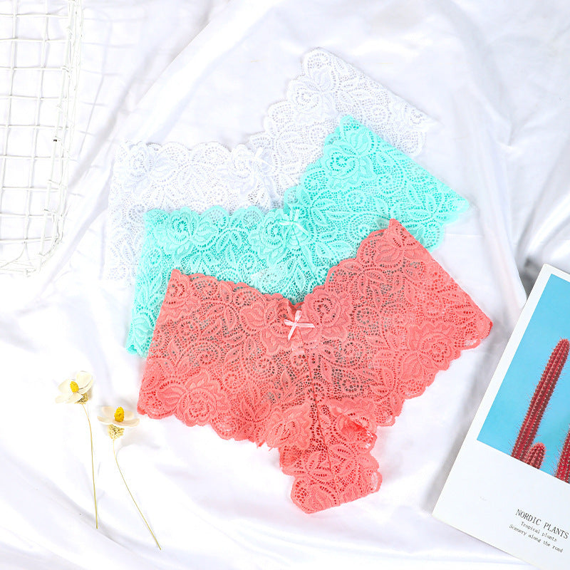Lace Traceless Sheer Hollow Underwear
