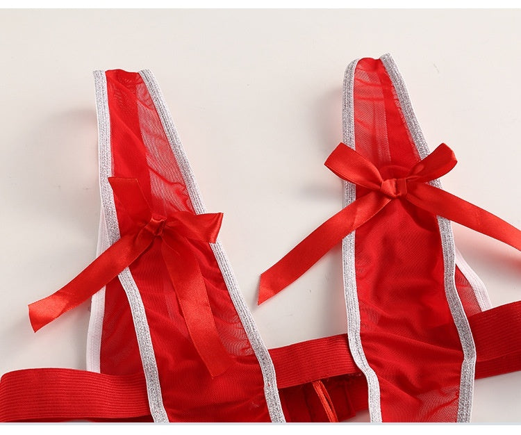 Big Red Christmas Costume Role Performance Costume
