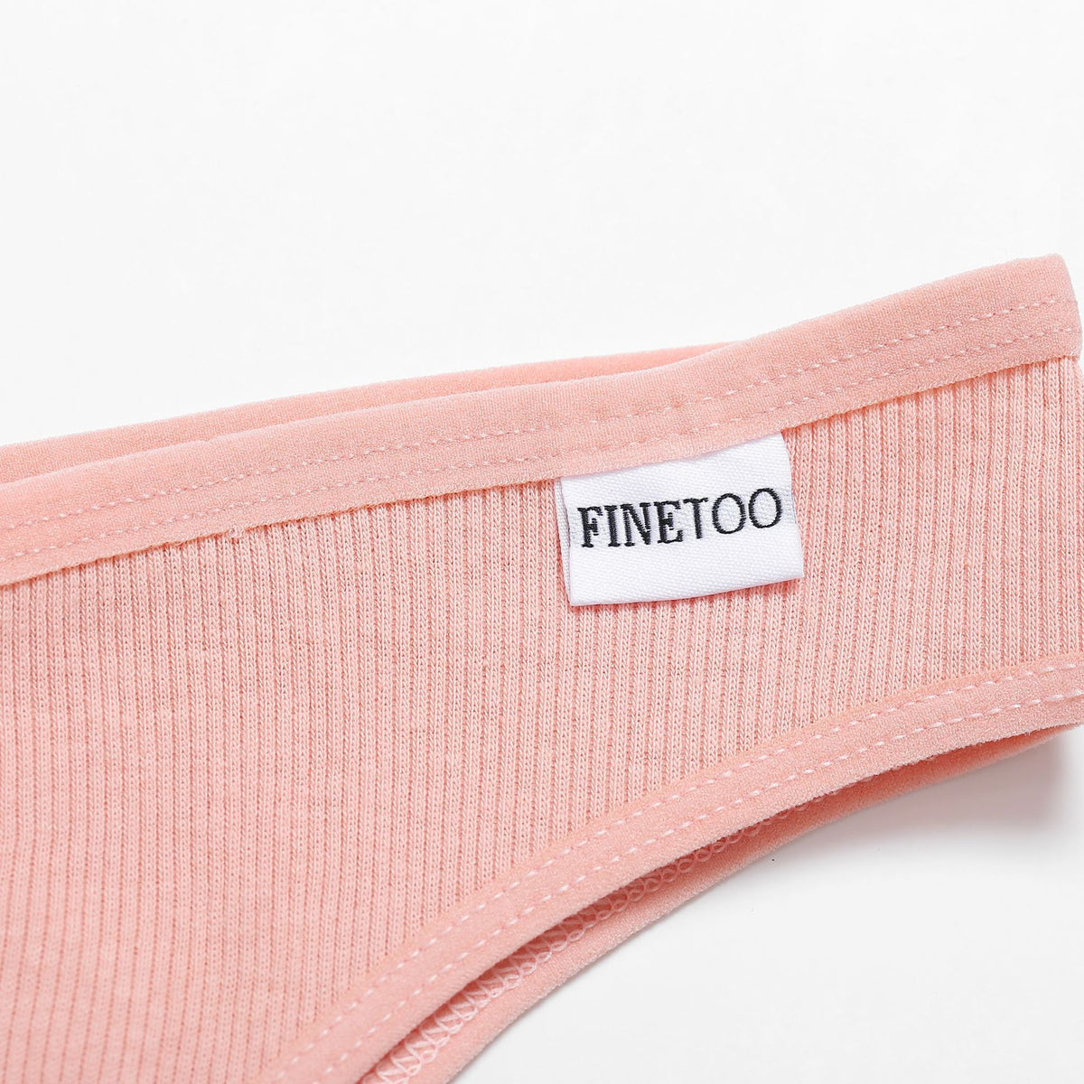 Threaded Cotton Low Waist Breathable And Comfortable Briefs