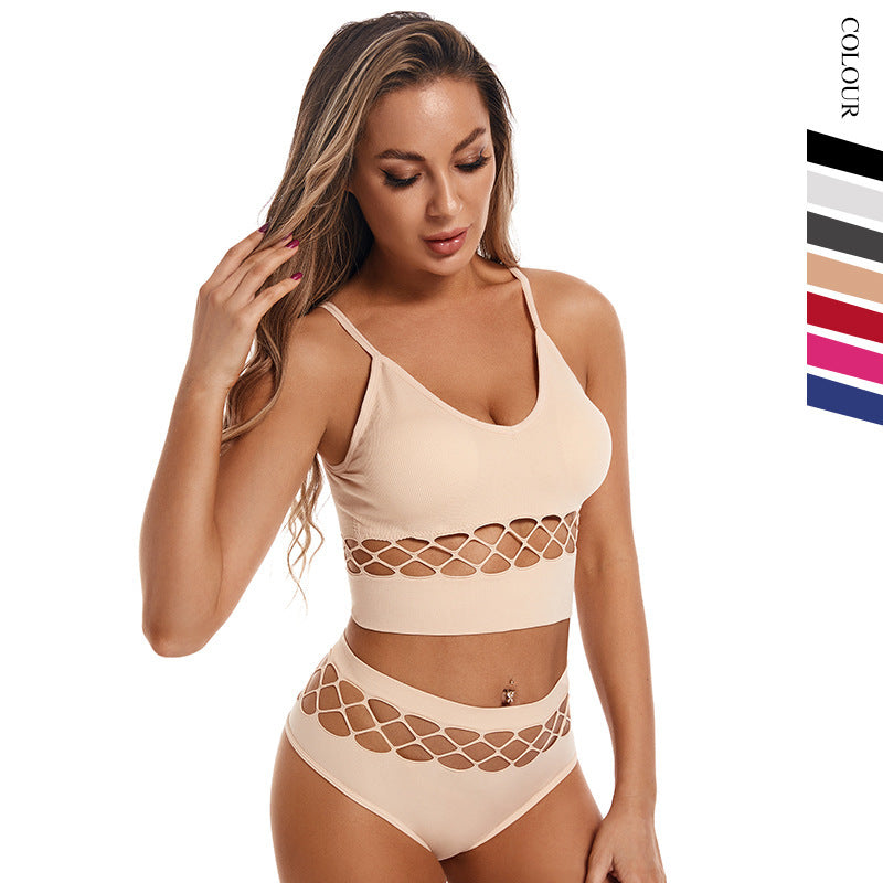 Women's Hollow Underwear Suit