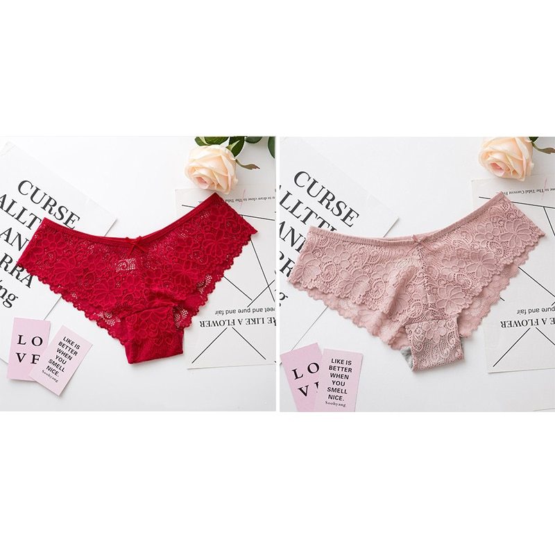 Women's Lace Seamless Thong