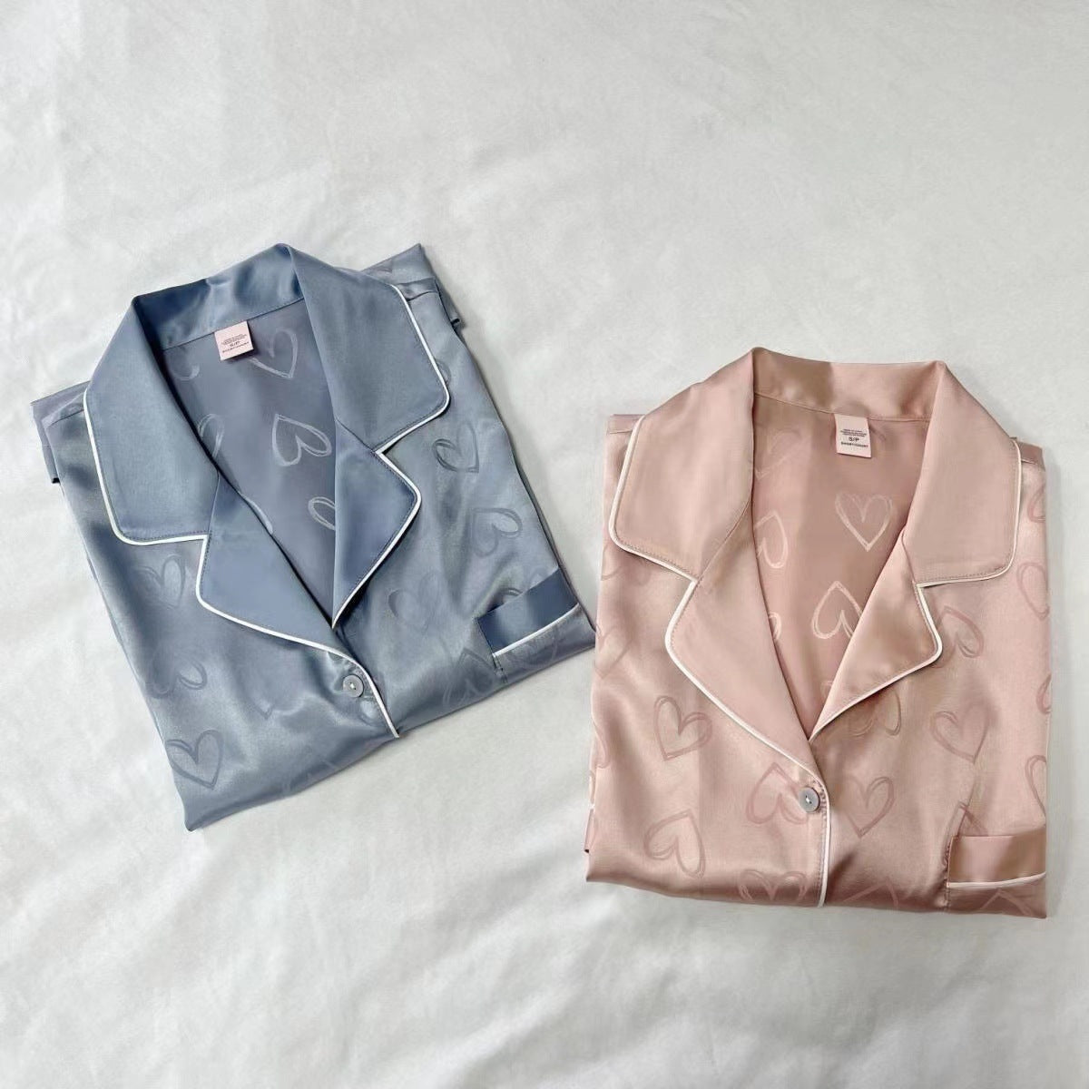 Pajamas High-grade Women's Ice Silk Spring And Autumn