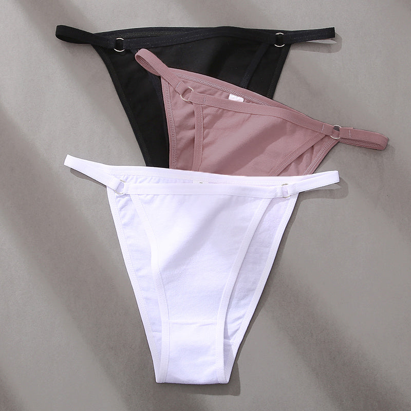 Women's Low Waist Ring Sexy Shorts