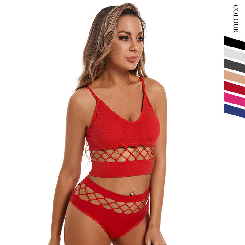 Women's Hollow Underwear Suit