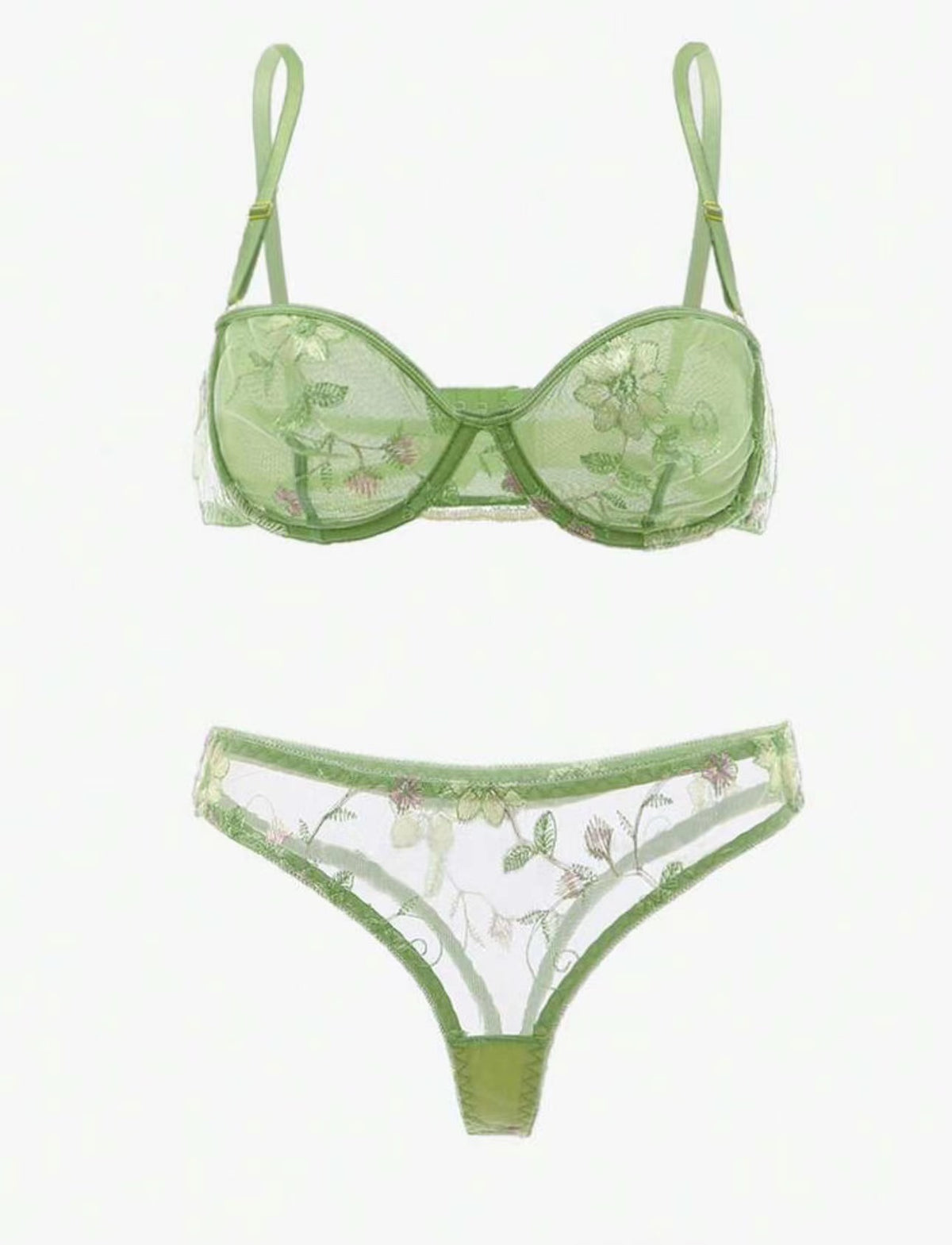 European And American Embroidered Slim Two-piece Set