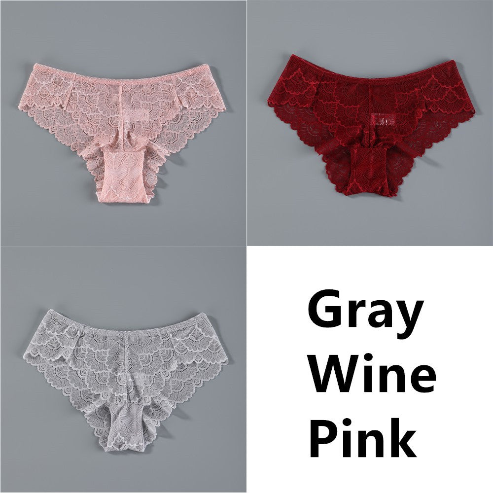 Transparent Sexy Seamless Briefs Mesh Ladies