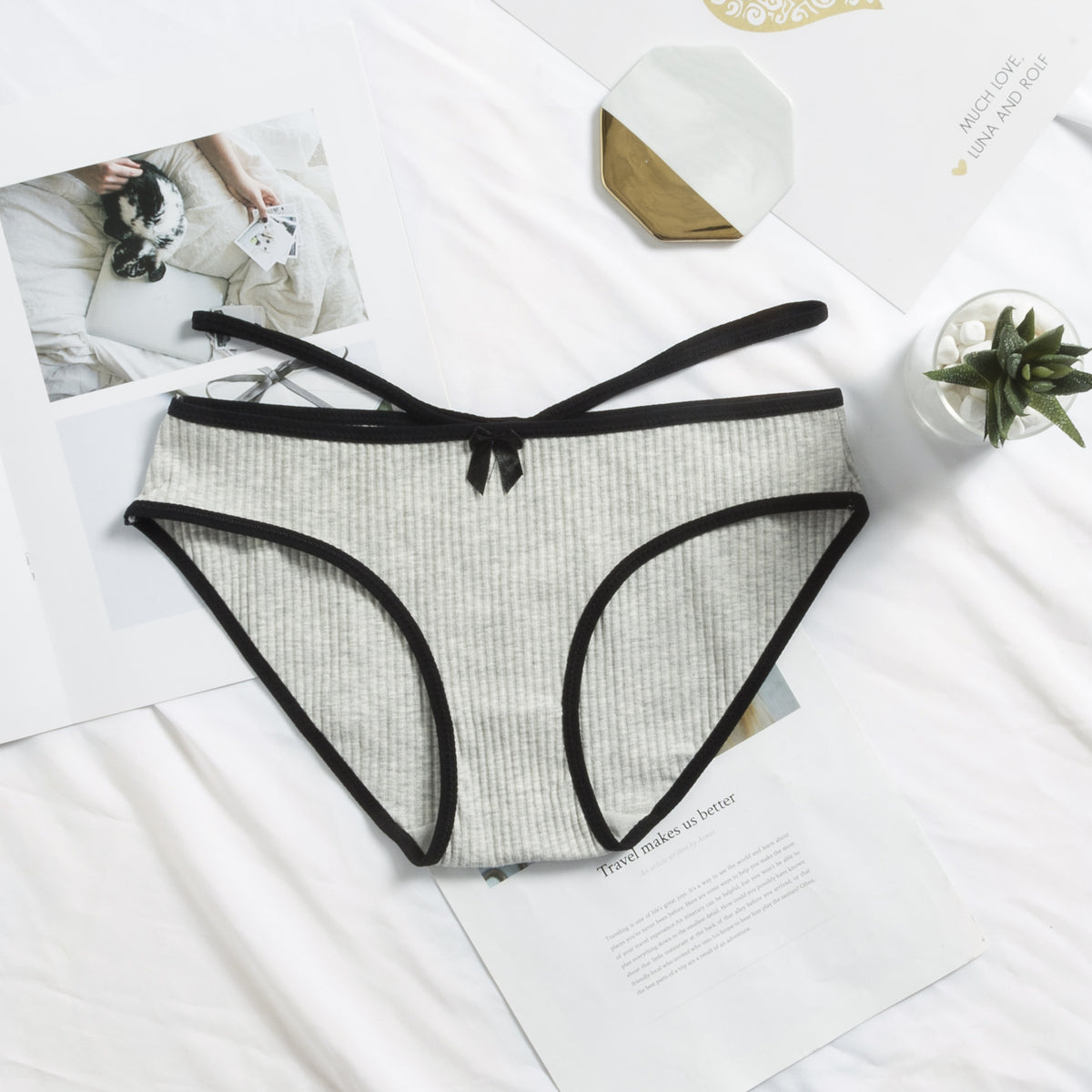 New Cotton Low Waist Breathable Women's Underwear