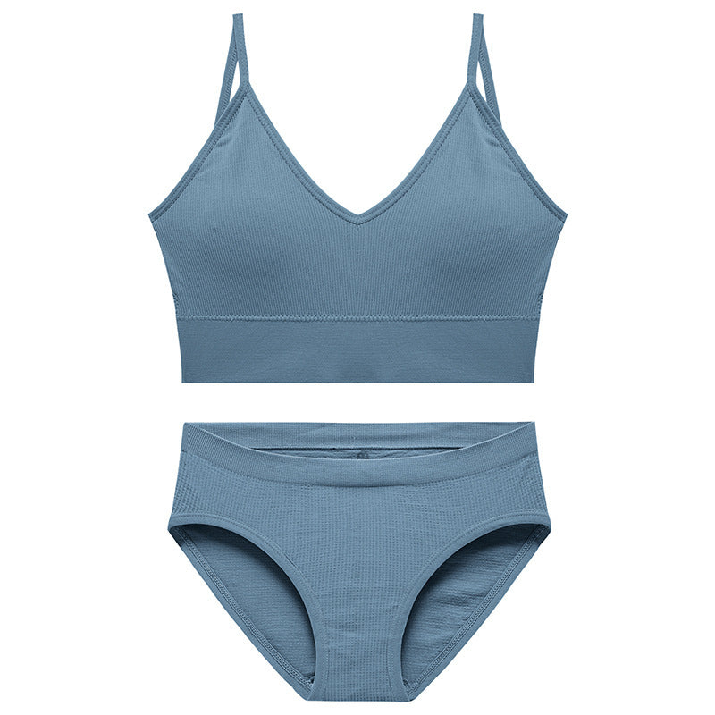Women's French Underwear Without Steel Ring Small Breasts Gather