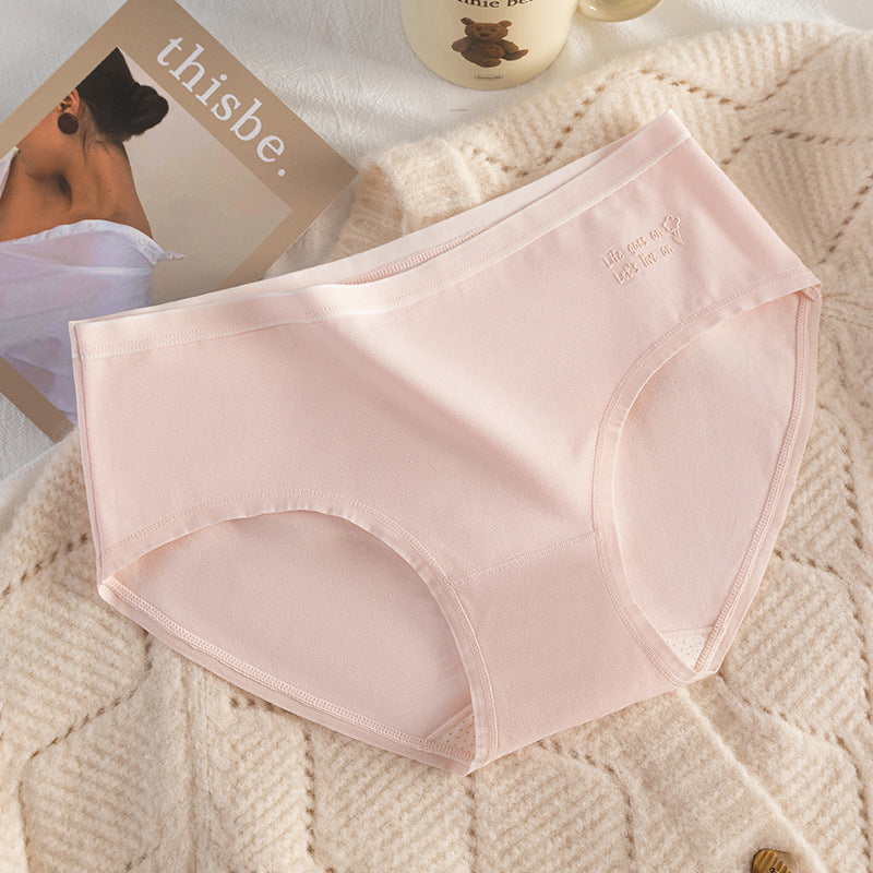 50 PCs High Quality Cotton Women's Underwear Breathable Traceless