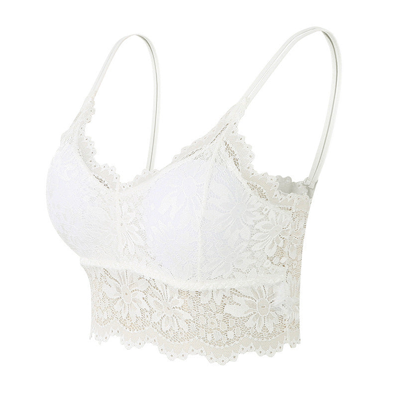 Anti-glare Lace Beautiful Back Strap Wrap Chest Underwear