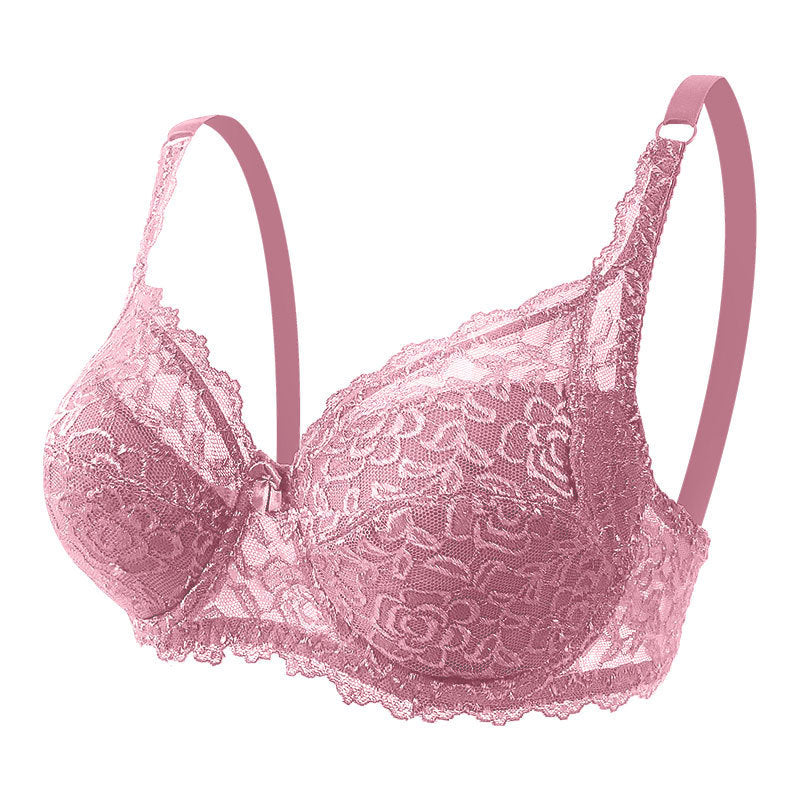 Lace CD Large Size Bra Underwear Gathered And Comfortable