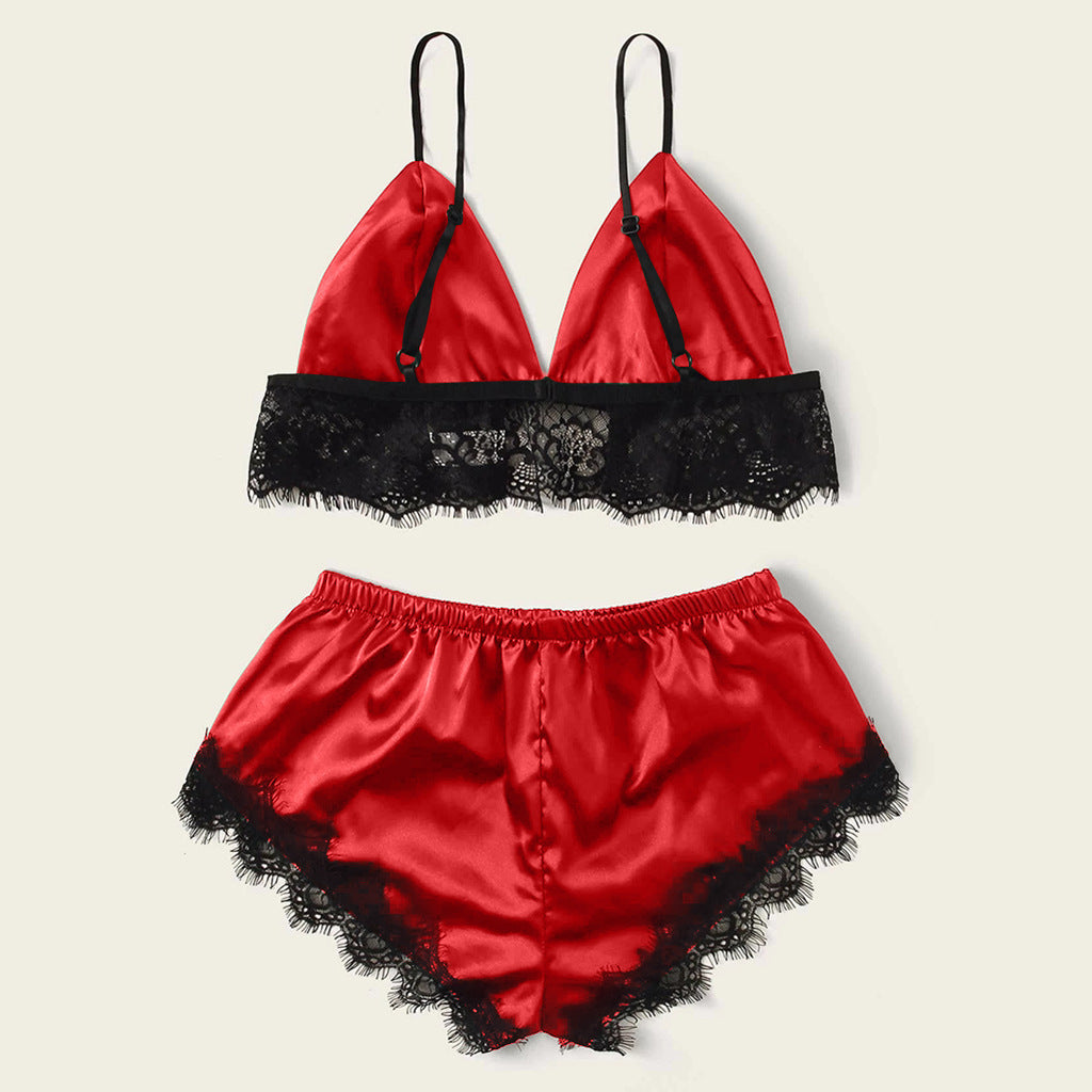 Pajamas Artificial Silk Home Wear Women's Underwear Nightdress