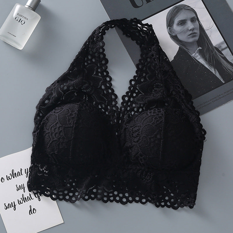 Lace Halter Vest Tube Top Underwear Women's Bra
