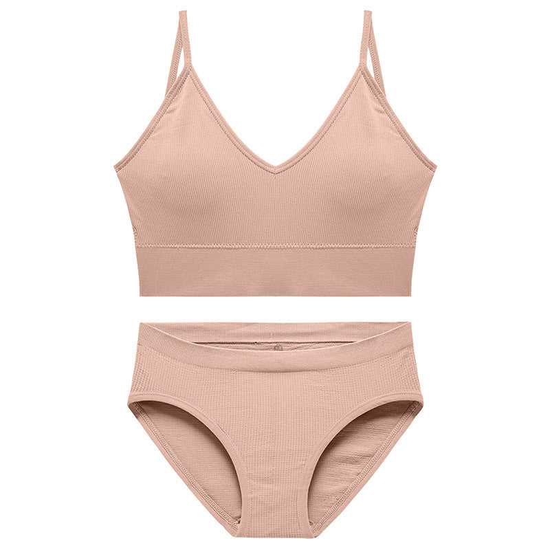 Women's French Underwear Without Steel Ring Small Breasts Gather