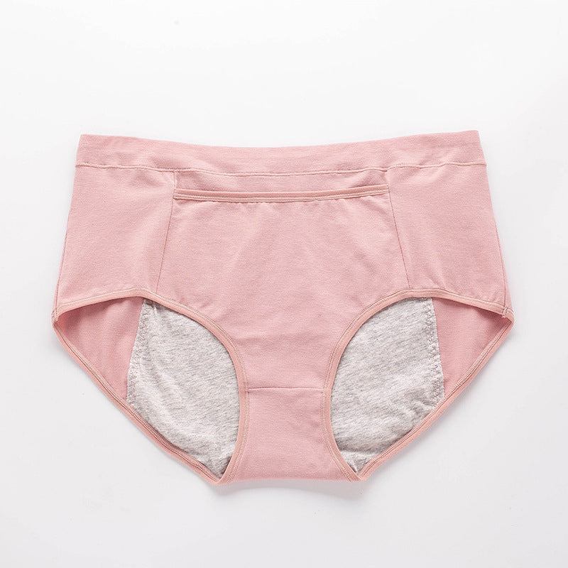 Pure Cotton Plus Size Physiological Women's Menstrual Underwear