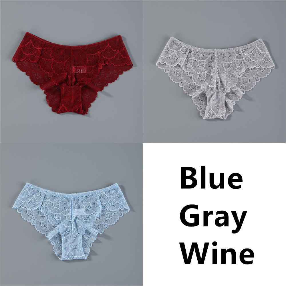 Transparent Sexy Seamless Briefs Mesh Ladies