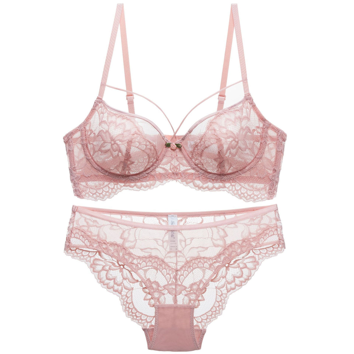 Push Up Plus Size Bra Set Ultra-thin Women's Underwear