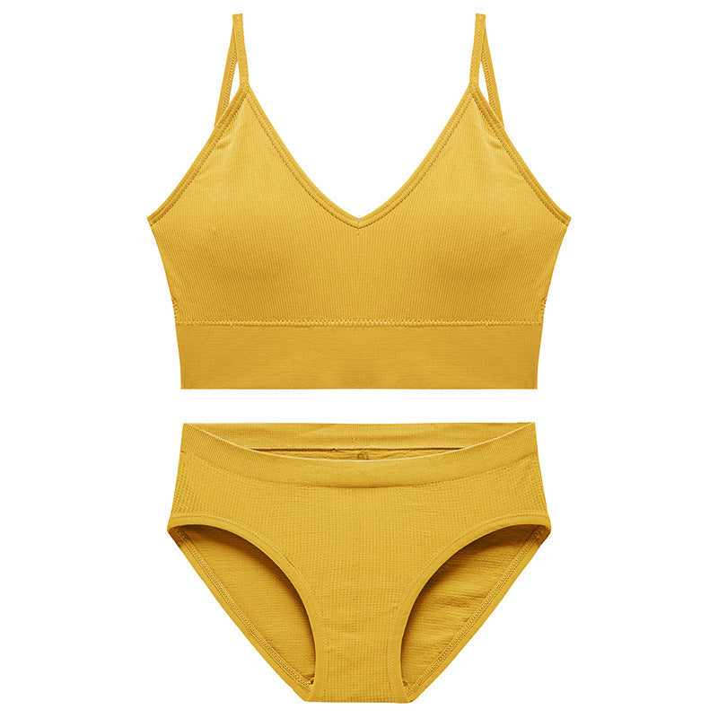 Women's French Underwear Without Steel Ring Small Breasts Gather