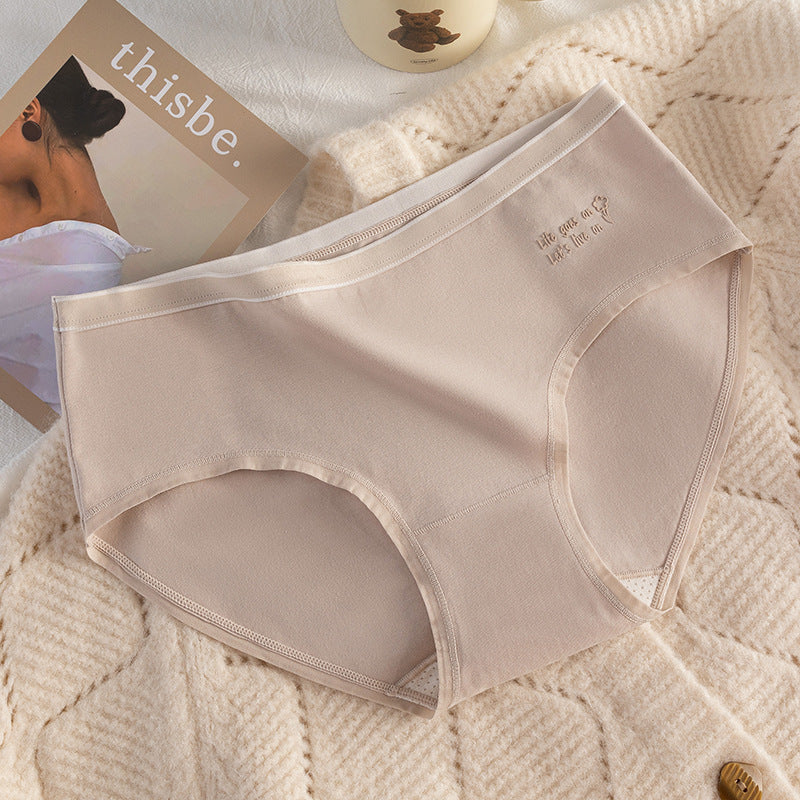 50 PCs High Quality Cotton Women's Underwear Breathable Traceless