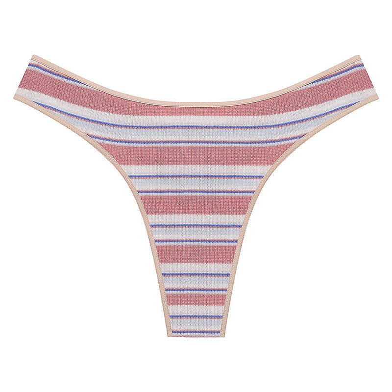 Contrast Color Stitching  Pants Cotton Summer Comfort Briefs