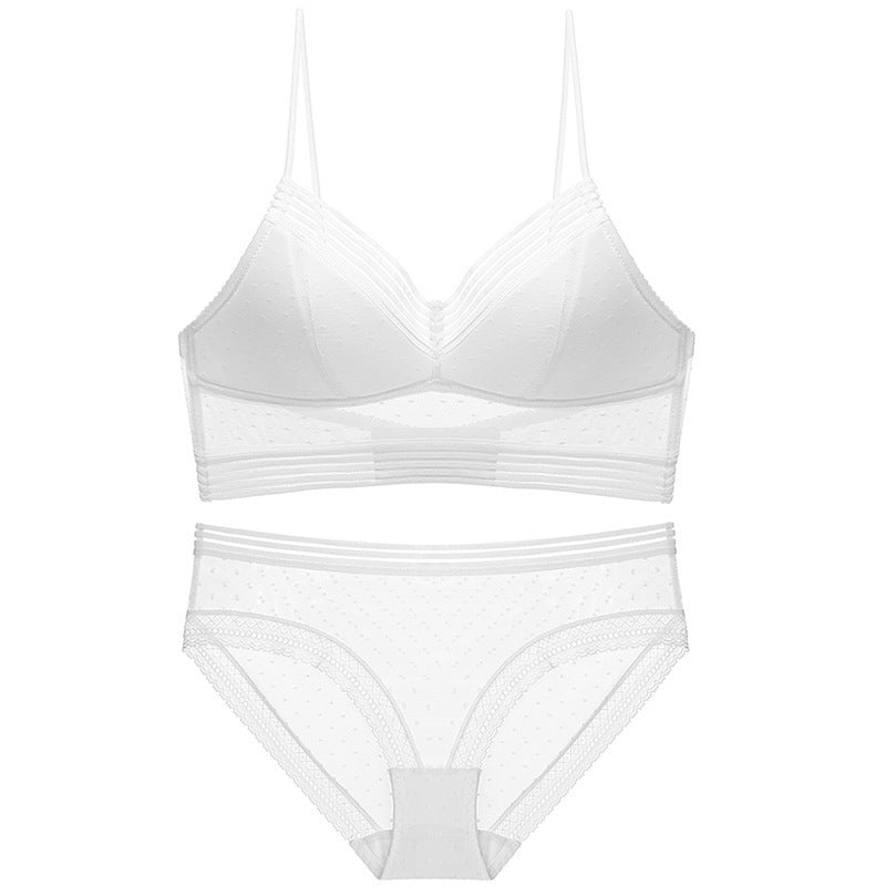 Ladies Big Backless Bralette French Sexy Lace Underwear