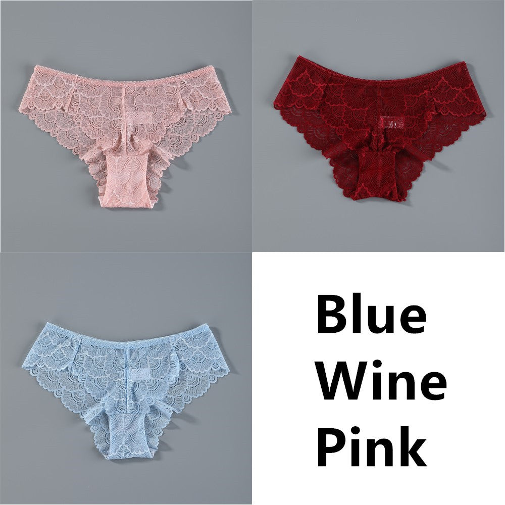 Transparent Sexy Seamless Briefs Mesh Ladies
