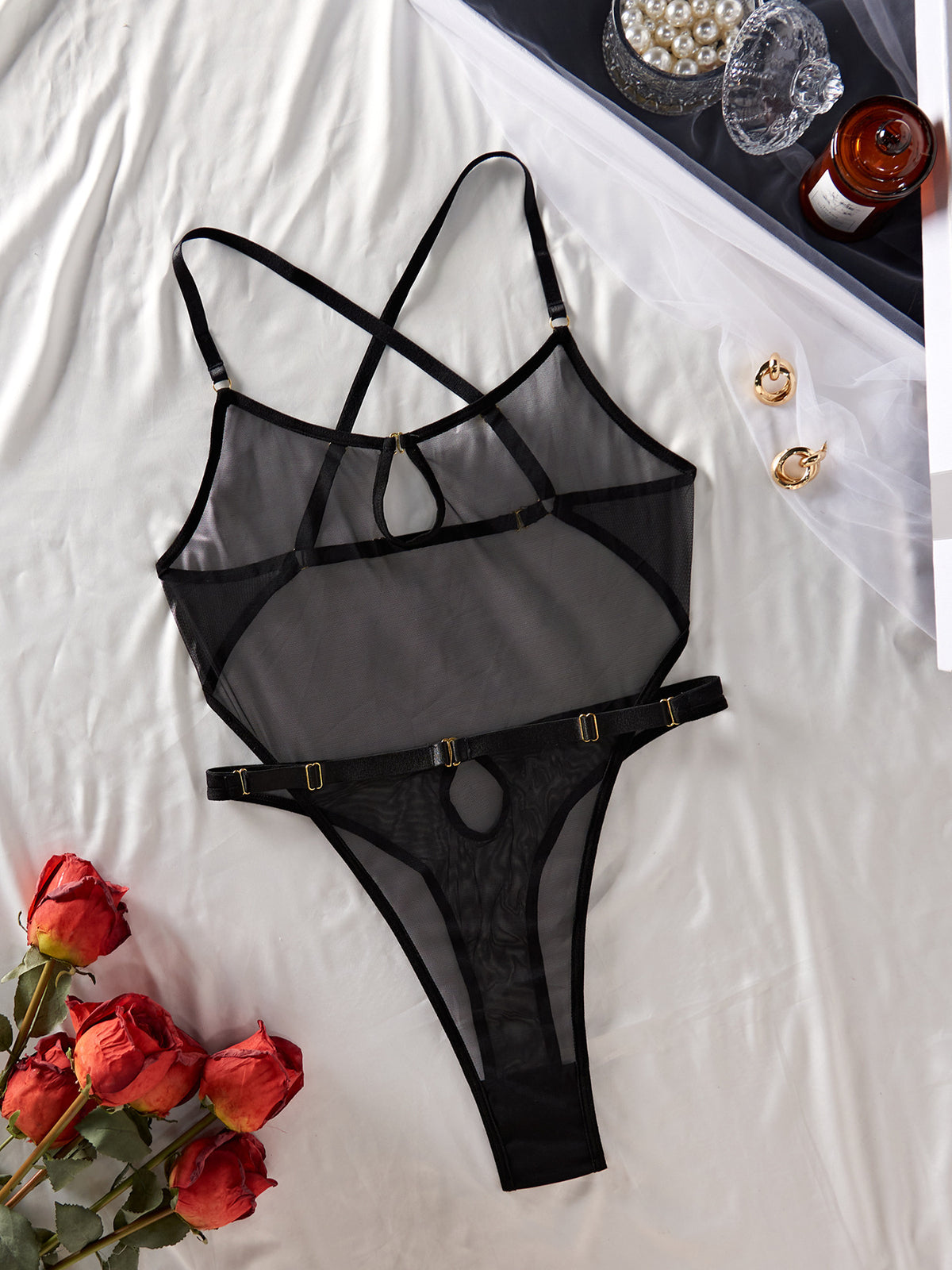 Cross Beauty Back Fashion Design Jumpsuit For Women