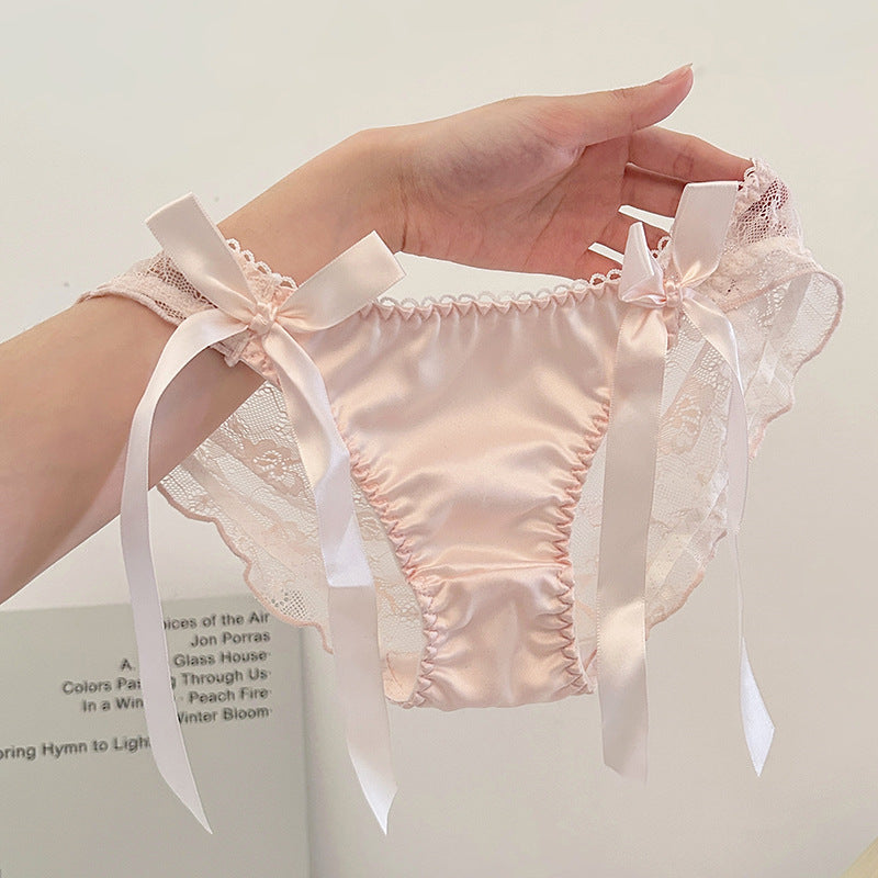 Japanese Pure Bow Low Waist Briefs