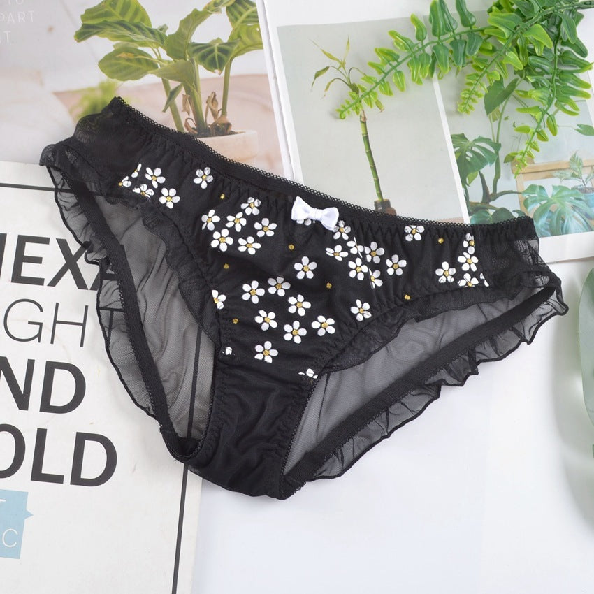 Breathable Bandage Lace-up Women's Underwear