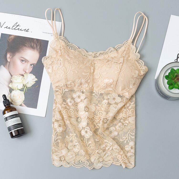 Pregnant Women Can Wear Large Size Base With Chest Pad Lace Sexy Beauty Back Sling Long Tube Top