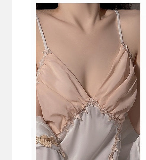 Sexy Deep V Lace Back Thin Money Condole Belt