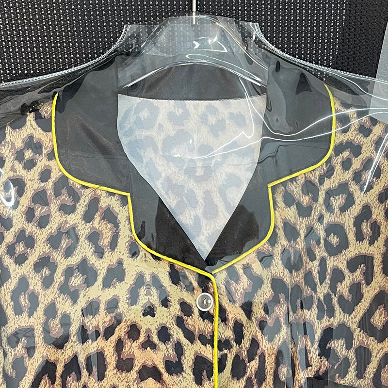 Summer Wild Leopard Print Women's Pajamas