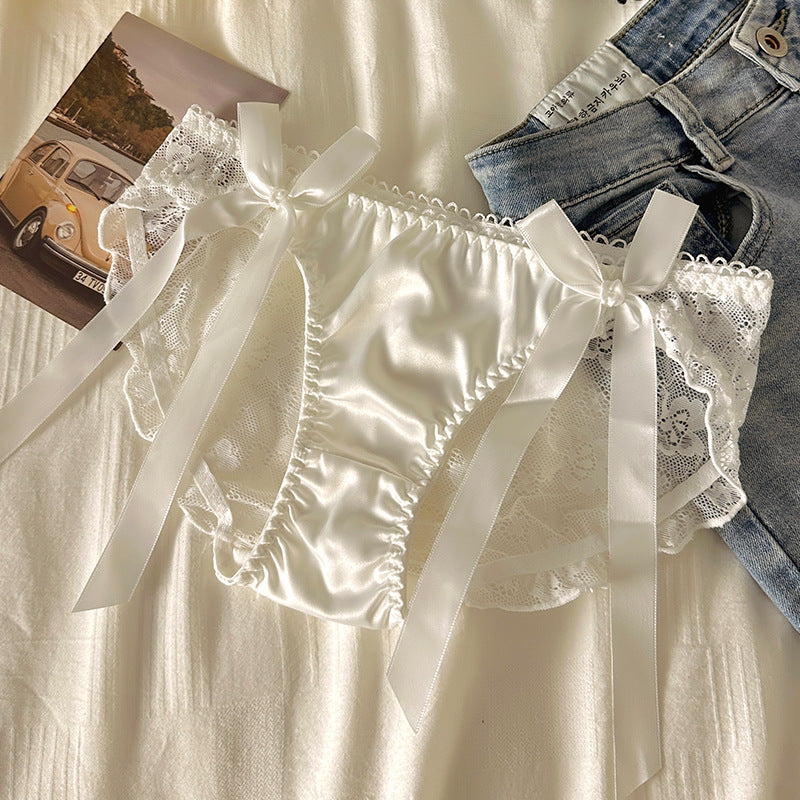 Japanese Pure Bow Low Waist Briefs