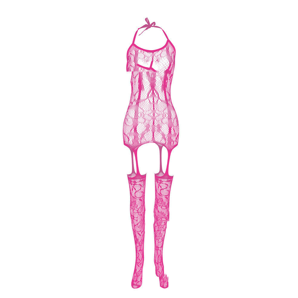 Explosive Underwear Bowknot Sling File Siamese Stockings