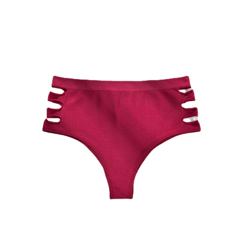 Seamless High Waist Shaping Tied Hollow Women's Underwear