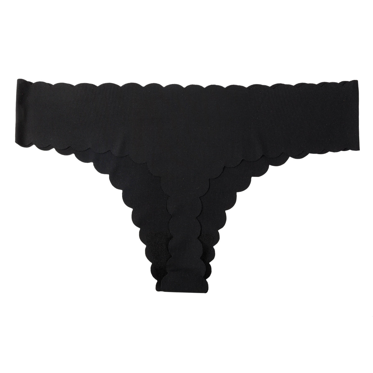 Ice Silk Seamless Wavy Edge T-back Female Plus Size