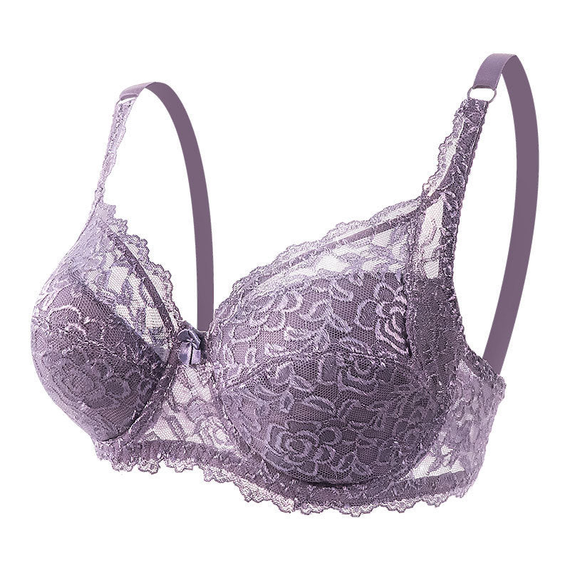 Lace CD Large Size Bra Underwear Gathered And Comfortable