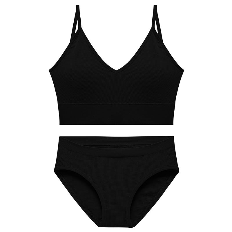Women's French Underwear Without Steel Ring Small Breasts Gather