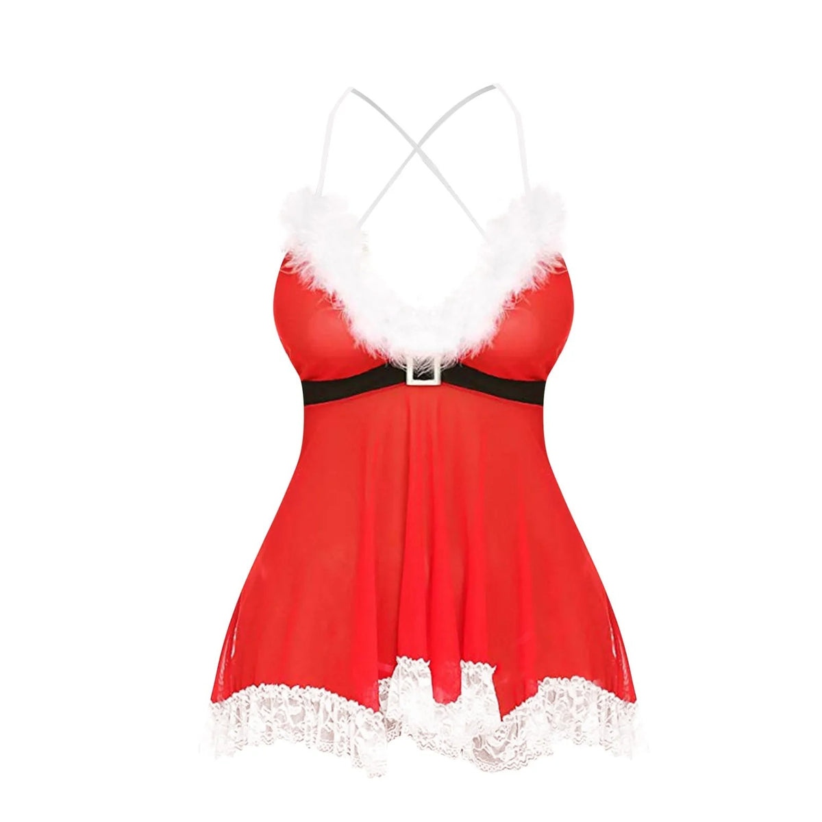 Sling Short Sheer Mesh Pajamas