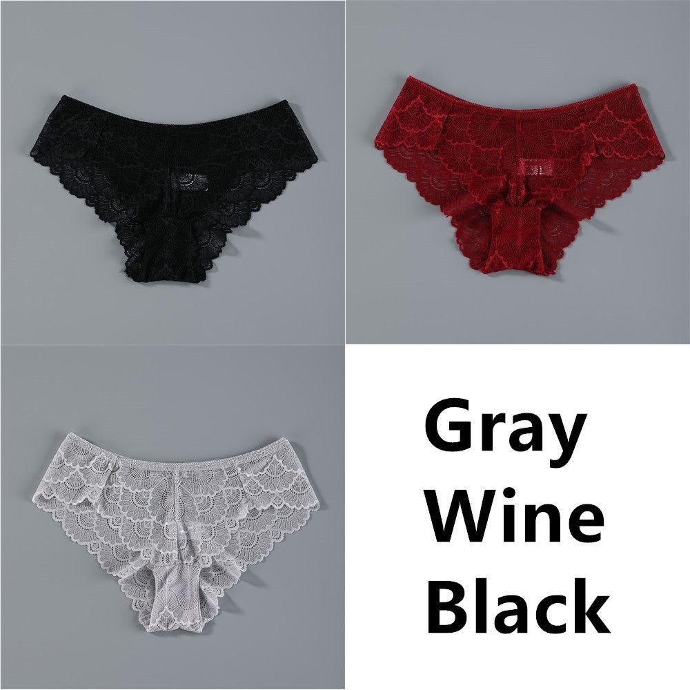 Transparent Sexy Seamless Briefs Mesh Ladies