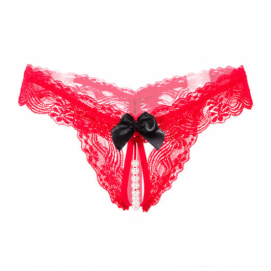 Women's Sexy Thong With Beads
