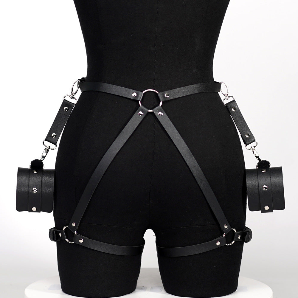 Binding Leather Couple Underwear Toys